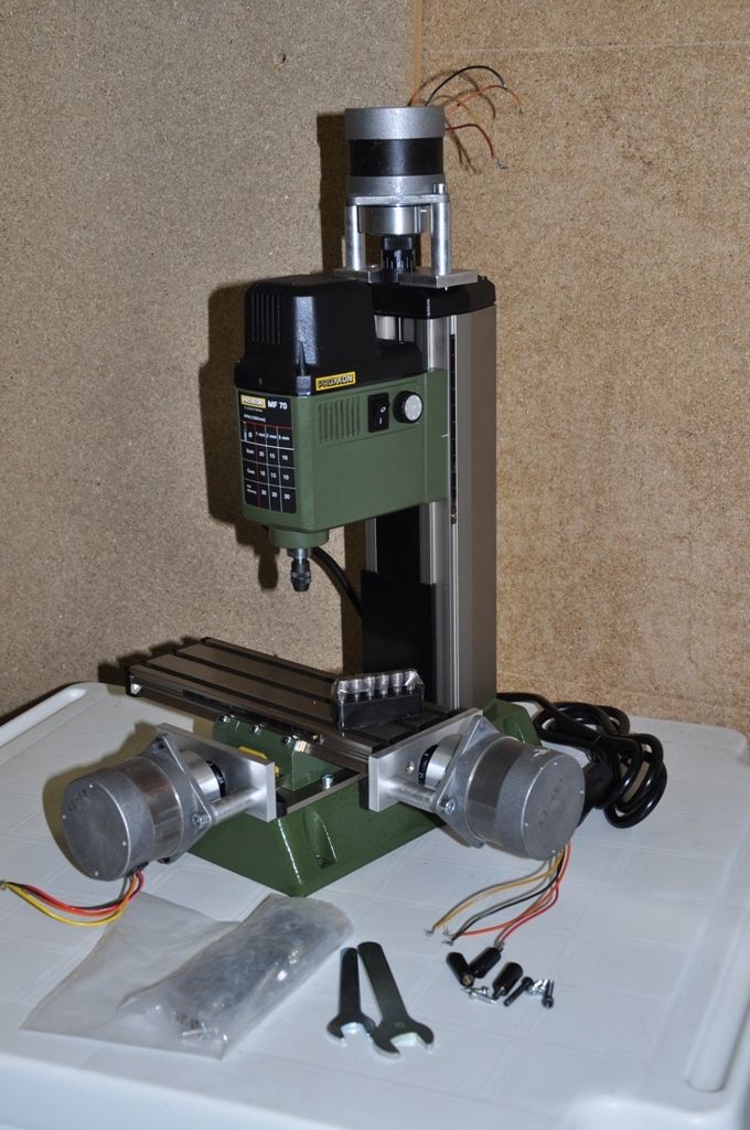 NEMA17 moteur pas à pas PROXXON MF70 KIT de montage pour la CONVERSION de CNC bricolage 5MM alésage
