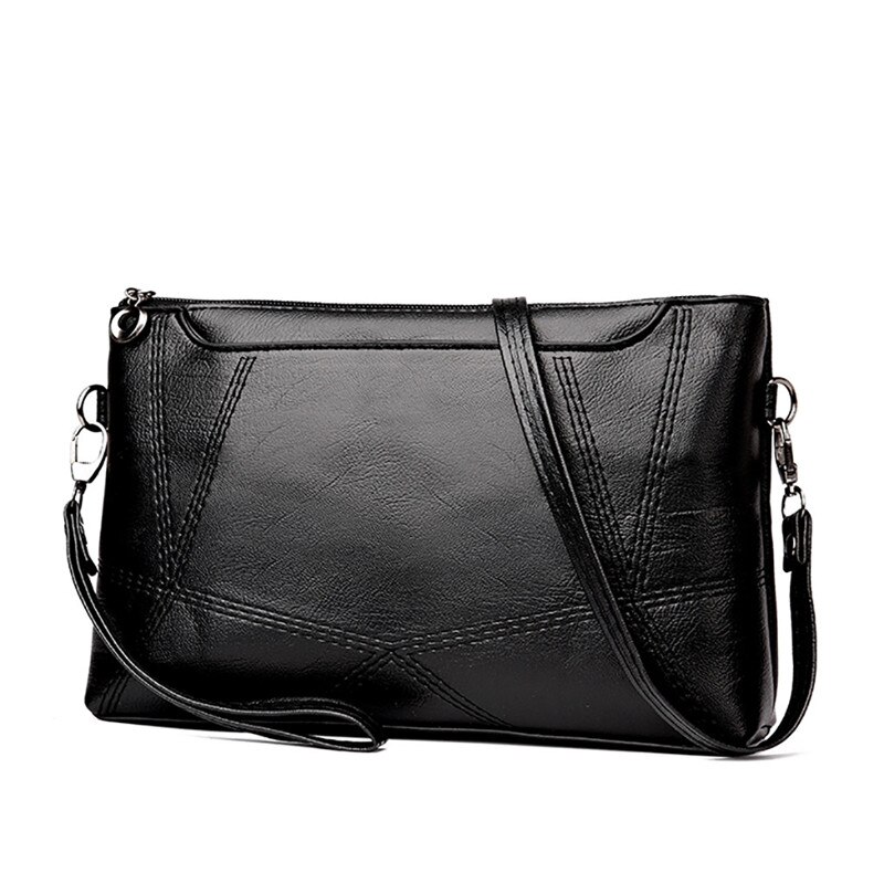 Bolsos de mano de mujer con costura pequeña cuadrada versátil bandolera bolso de mujer borsa donna sac mujer principal: BK