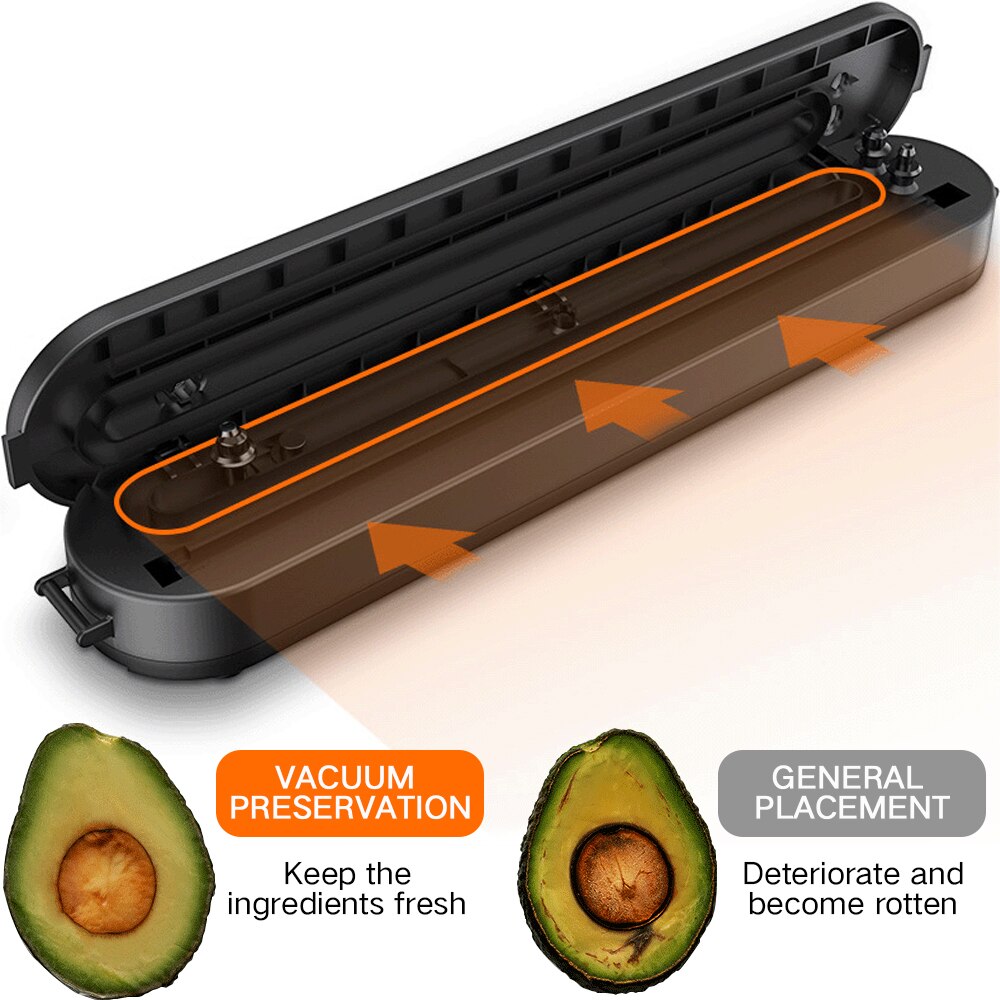Food Vacuum Sealer Sausage Packaging Machine With 15pcs Bags Free Vacuum Food Sealing Machine Vacuum Sealer Packer