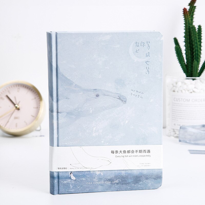 A5 Cute Notebook with Colorful Pages Kawaii Diary Journal for School Office Stationery Painting Sketchbook Notebooks and Journal: E
