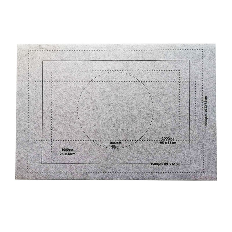 Puzzel Mat Jigsaw Roll Voelde Mat Playmat Puzzels Deken Voor Tot 1500 Stuks Puzzel Accessoires Draagbare Reizen Opbergtas