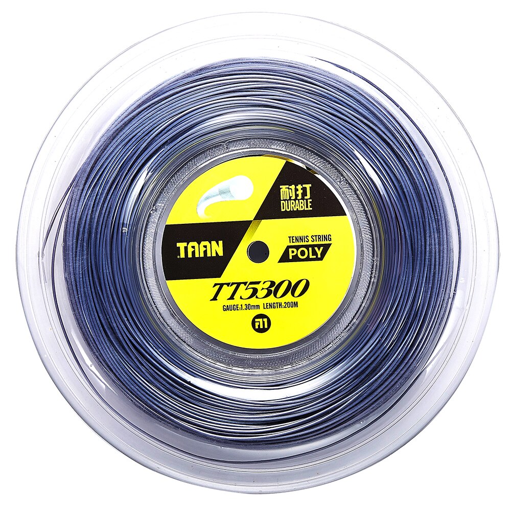 1 Reel Taan TT5300 Polyester Tennis String 1.30 Mm 200M Tennis Rackets Snaar Duurzaam Tennis Strings