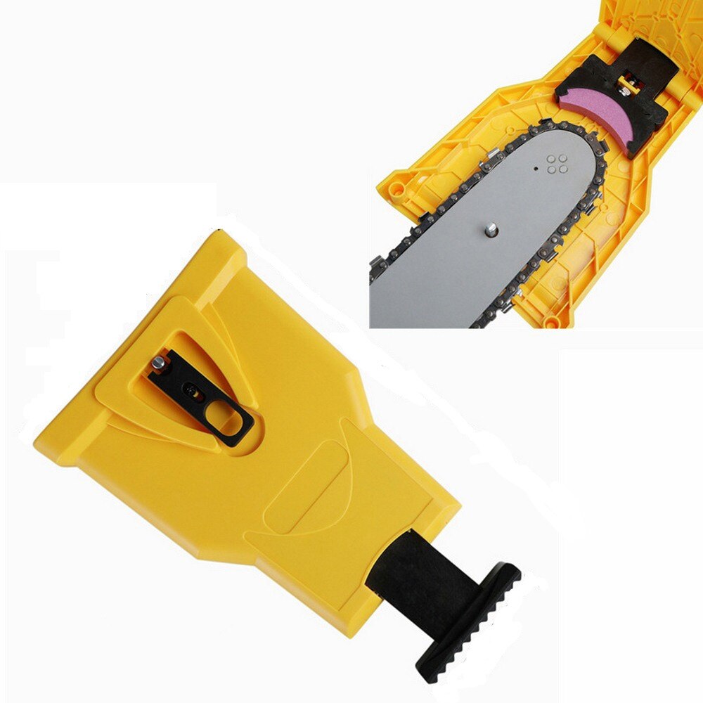 Chainsaw Teeth Sharpener chainsaw Portable Durable Easy Power Sharp Bar-Mount Fast Grinding Chainsaw Chain Sharpener Tool