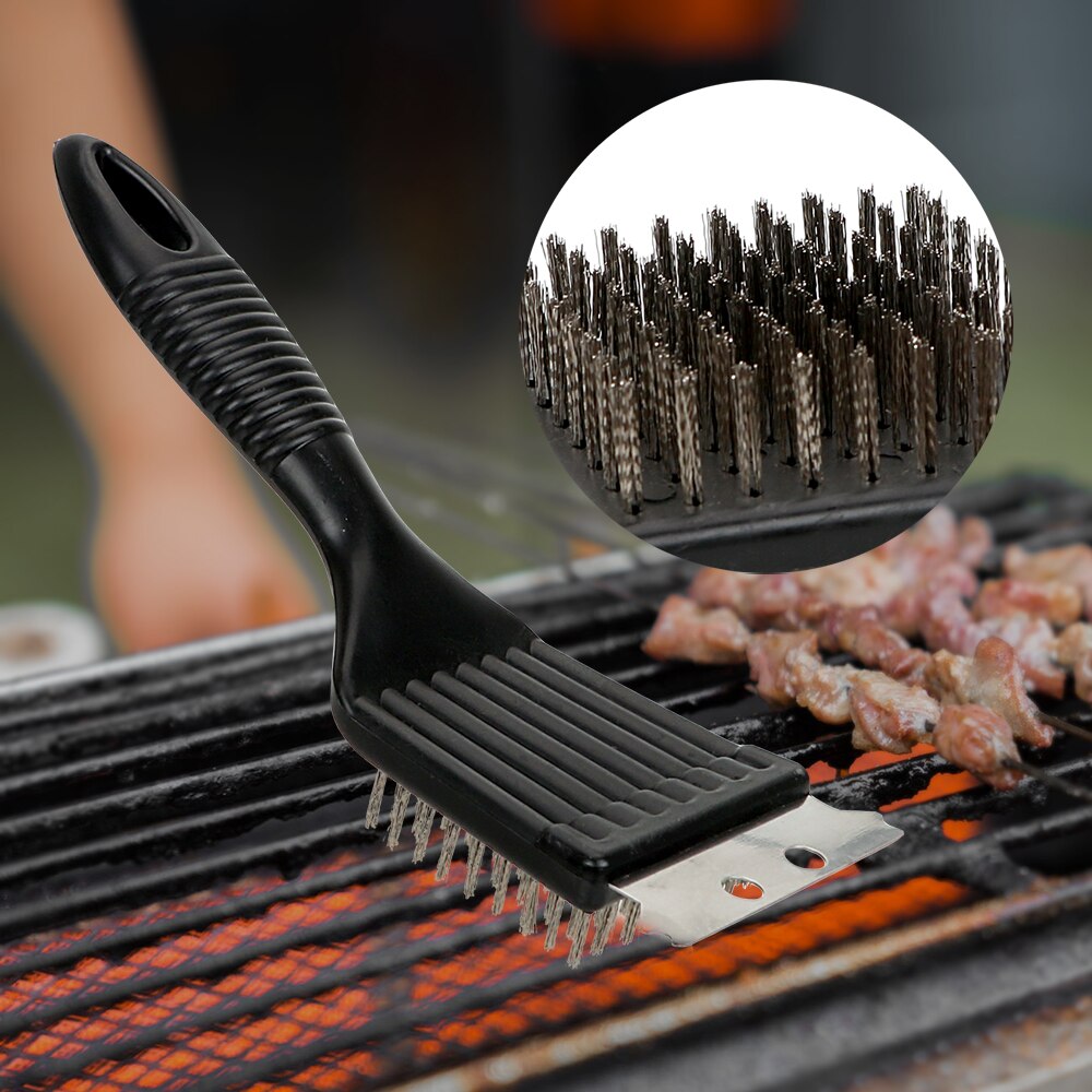 Cooking Tools BBQ Cleaning Tools Useful Outdoor Home BBQ Accessories Barbecue Grill Brush Wire Bristles Cleaning Brushes