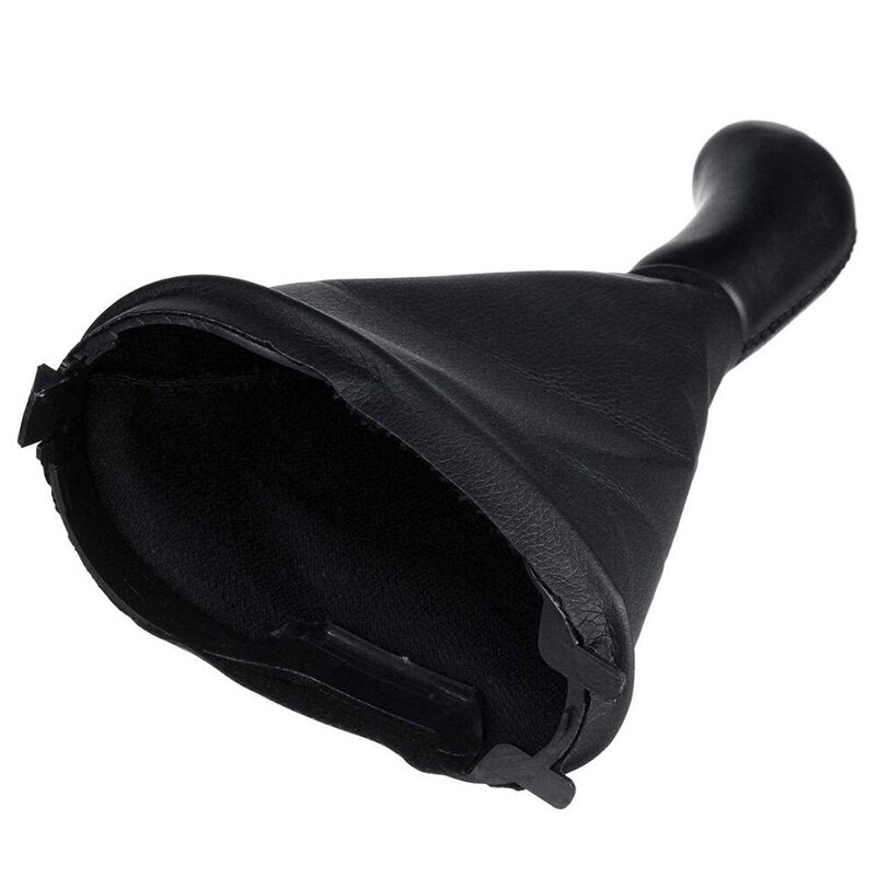 Pommeau de levier de vitesse manuel en cuir à 5 vitesses avec couvercle de coffre pour renault clio 2 clio 3 megane 2 scenic 2 kangoo