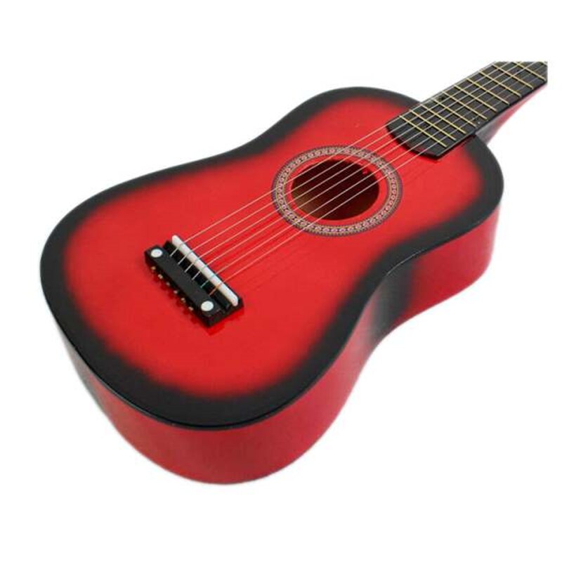 23Inch Gitaar Mini Gitaar Basswood Kid 'S Muzikale Speelgoed Akoestische Snaarinstrument Met Plectrum 1st String