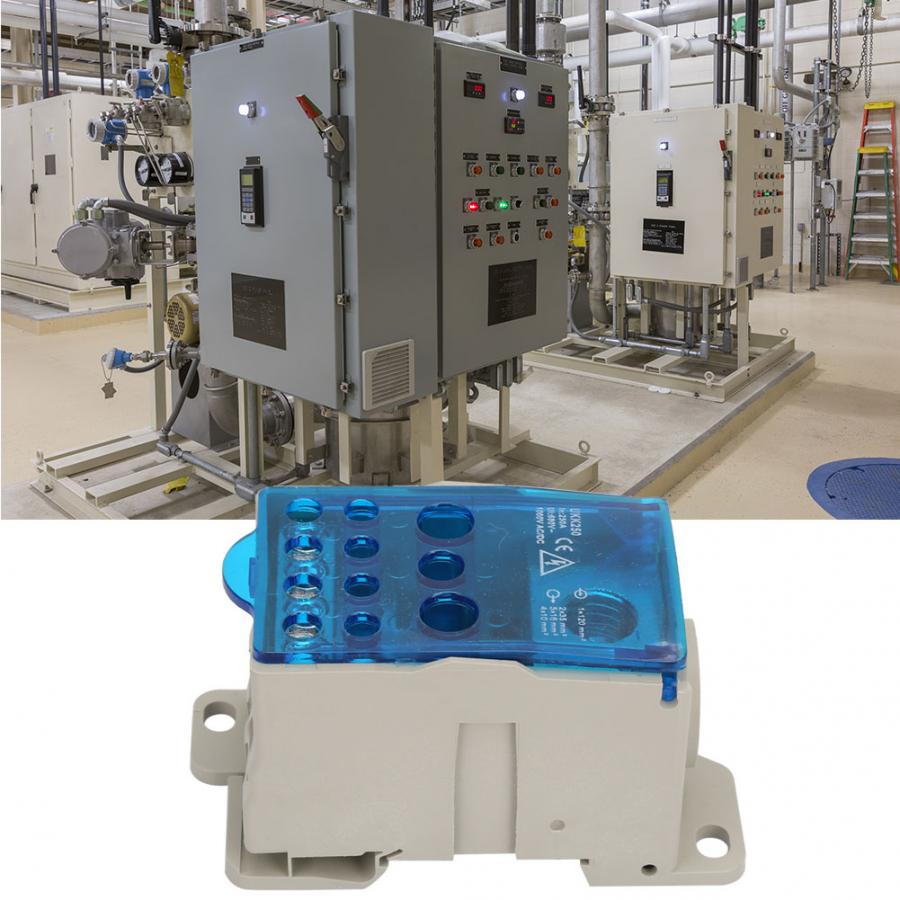 UKK-250A Din Rail Terminal Block Distribution Box Universal Power Junction Box waterproof junction box