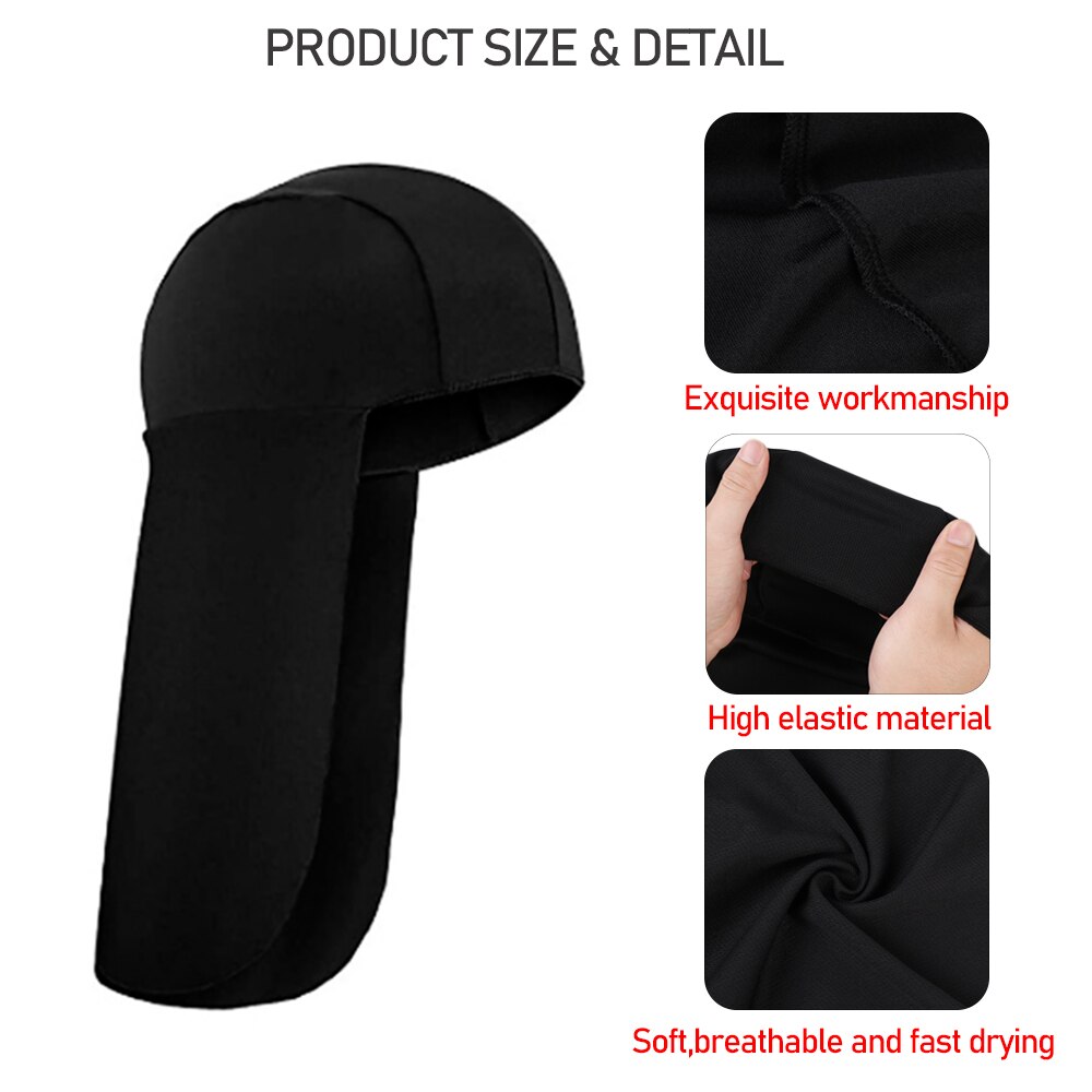Cycling Sun Shade Cooling Cap Outdoor UV Protection Wide Brim Elastic Polyester Hard Hat Neck Protector For Fishing Hiking