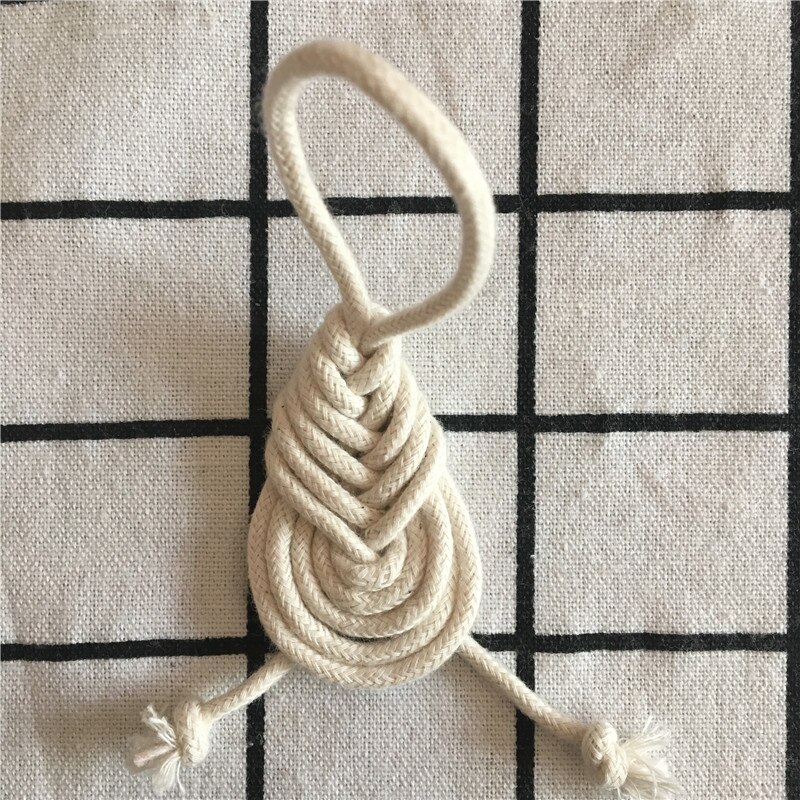 Servilletero de macramé con cuerda de algodón, servilletero europeo hecho a mano, Decoración de mesa de cena, manualidades, suministros para de boda, decoración, 2 uds.: f
