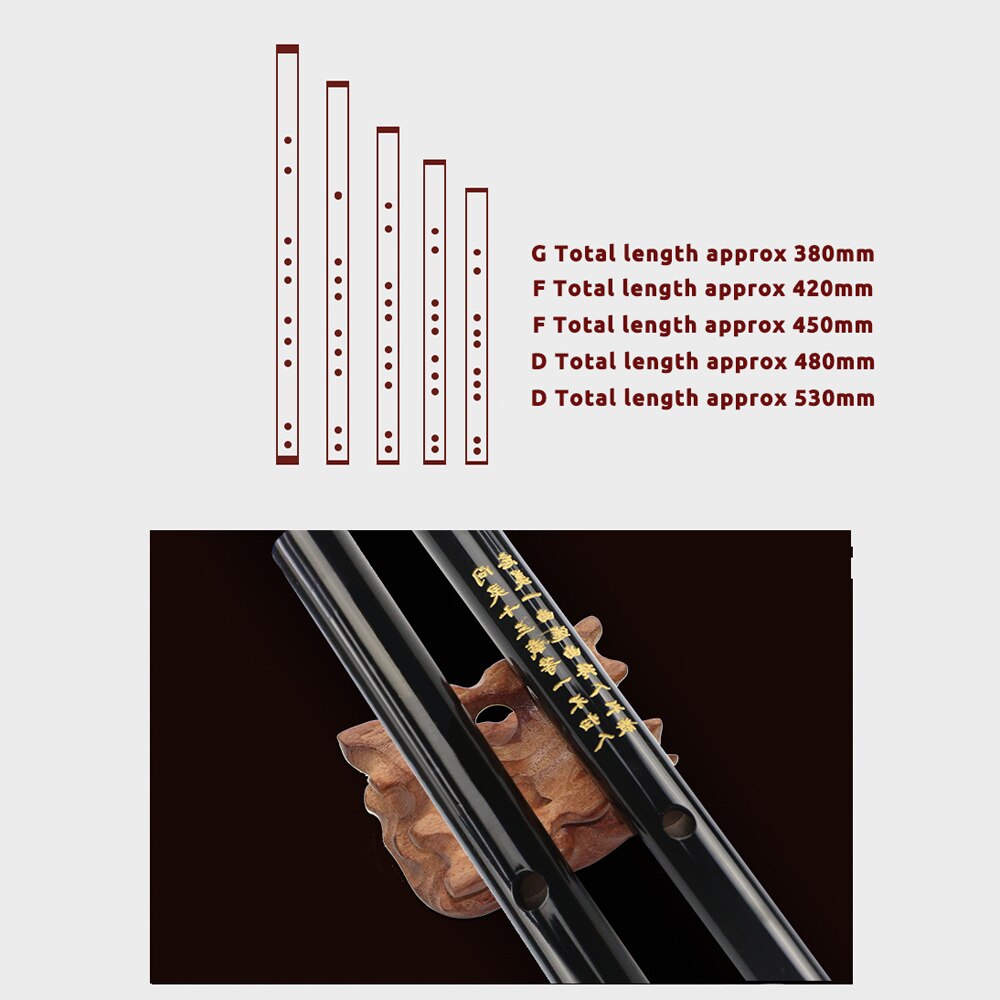 Bamboo Flute Traditional Handmade Bamboo Flutes Woodwind Instrument Beginner Learner Student Practice Training