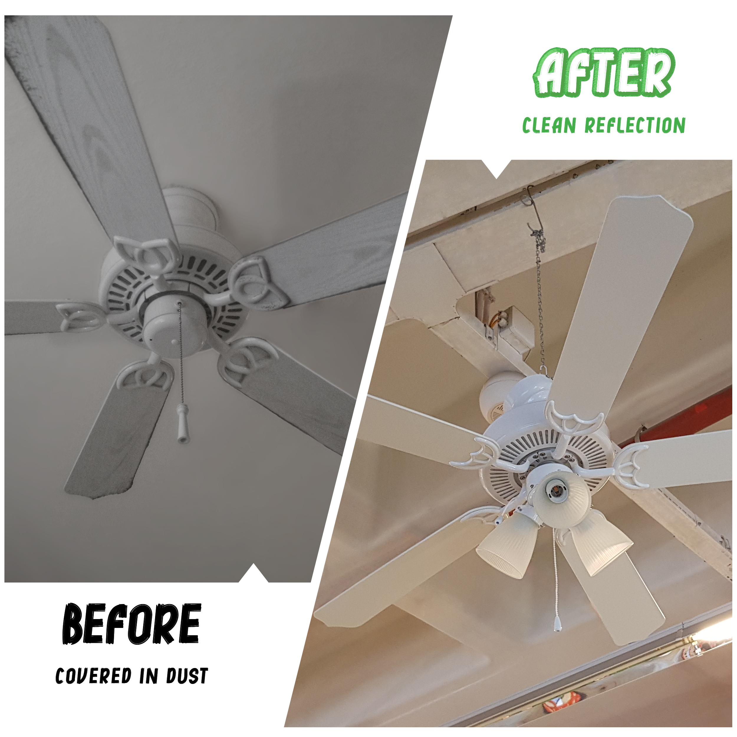 Cleaning High Ceiling Fan Washing Duster Wipe Ceiling Fan Duster Cleaner Fan Blade for Car Ceiling Cleaning Duster for Kitchen