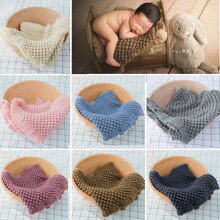 Newborn Photography Knitting Blanket Baby Child Photographing Pillow Blanket Pineapple Blanket