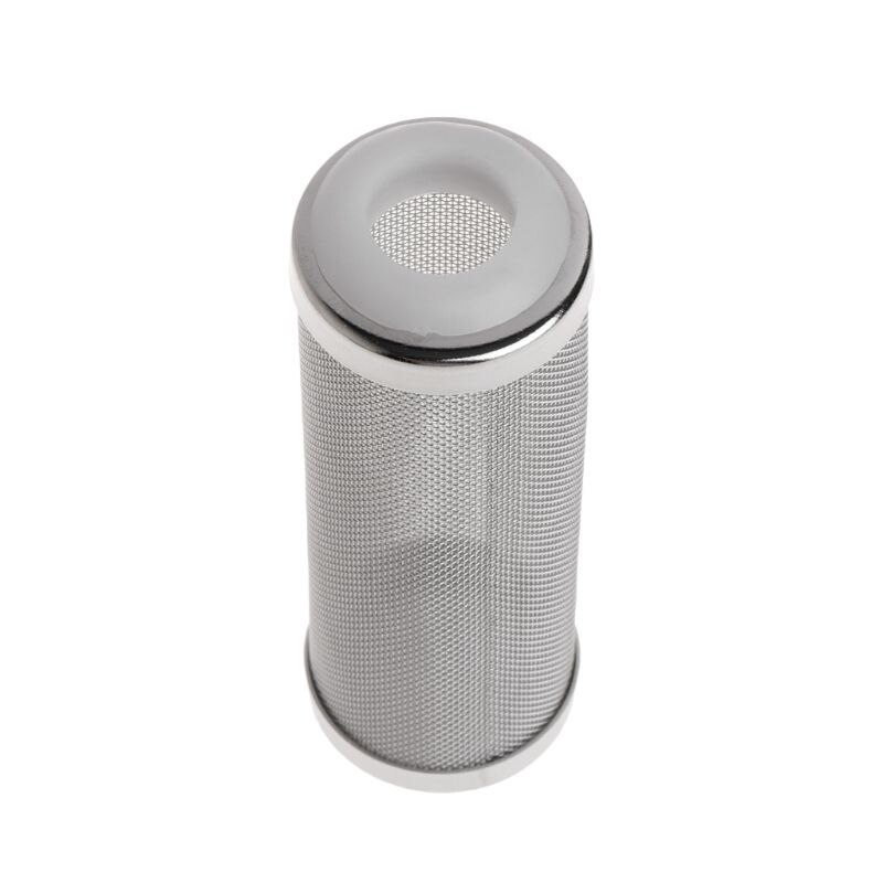 Y1UU-filtro de acero inoxidable para acuario, red de entrada, cilindro de Camarón, entrada de tanque de peces