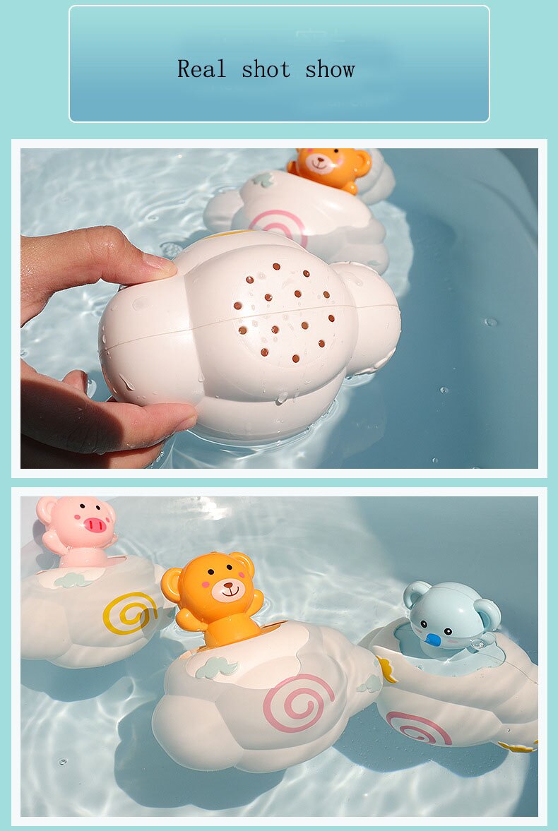 Baby Baden Spielzeug Kinder wolke regen Wasser Spray Sprinkler Badezimmer Beregnung Dusche Schwimmen Wasser Spielzeug Kinder