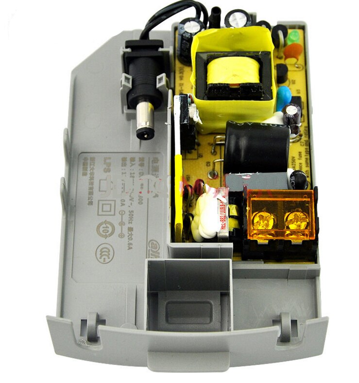 Originele dahua cctv adapter waterdichte buiten dh-pfm 300 voeding uitgang 12v 2a ingang 180 ~ 260v aan/uit schakelaar voor cctv camera