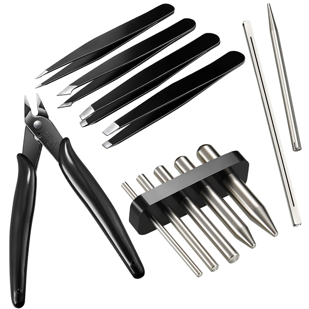 Metal Model Tool Kits Including Metal Model Long Edge Bending Tool Twisting Tool Cylinder Cone Shape Assist for Metal Puzzles