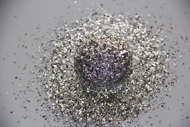 Glitter prata