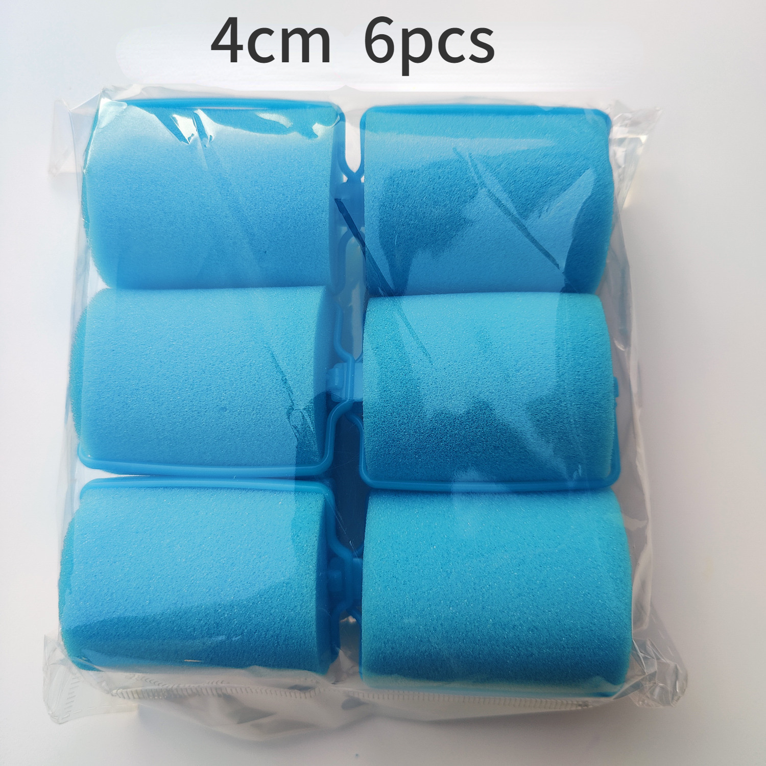 6-14 Uds esponja mágica rulos de pelo de espuma estilo rizadores sin calor cojín salón DIY herramienta rizador de peluquero mujeres no daña el cabello 6 tamaños: YELLOW