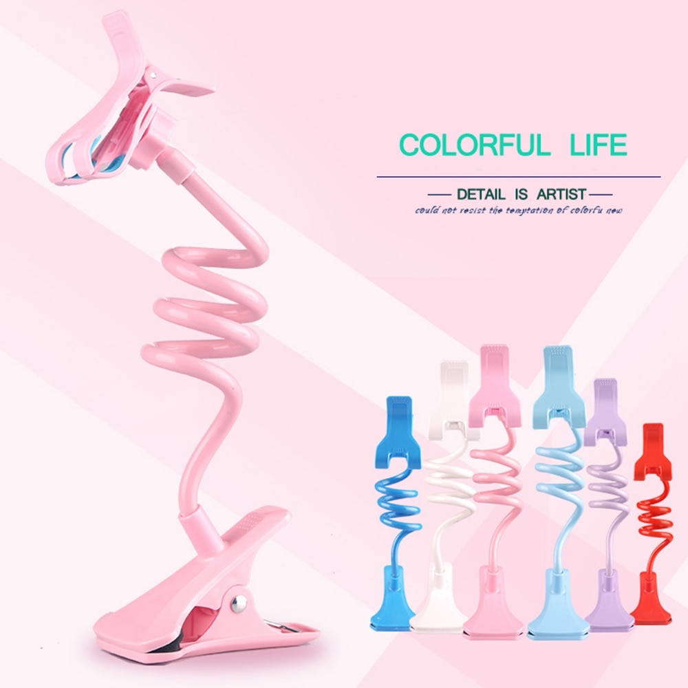 Kisscase Telefoon Lui Holder Vrouwen Mannen Lui Beugel 360 Flexibele Clip Mobiele Mobiele Telefoon Houder Desktop Slaapkamer Sofa Mount Stand