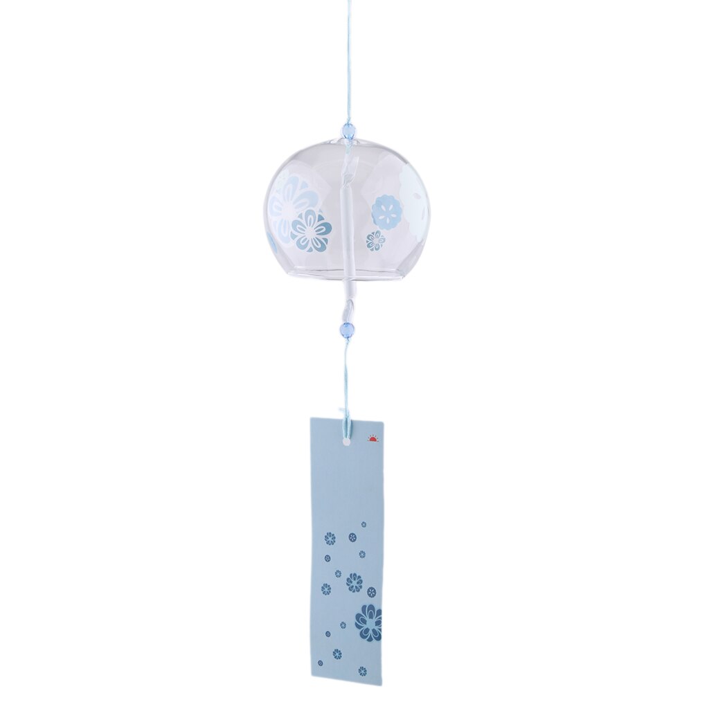 japonaise verre vent cloche Furin vent carillons maison suspendus décor