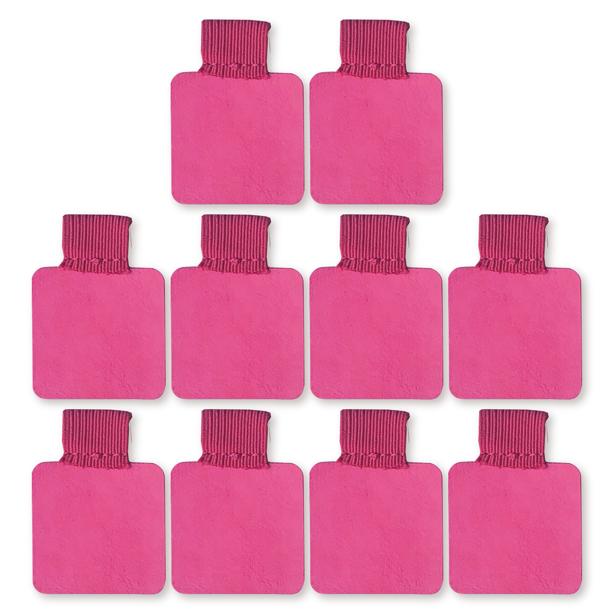 Porte-stylo élastique auto-adhésif en cuir PU, 10 paquets, crayon à Clip pour cahiers, journaux, planificateurs
