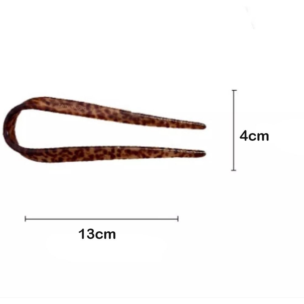 Frisur Werkzeug Haarschmuck Haar gabel U-förmige Stirnbänder Haars täbchen Acetat Kopf bedeckung Haarnadel für Frauen/Mädchen