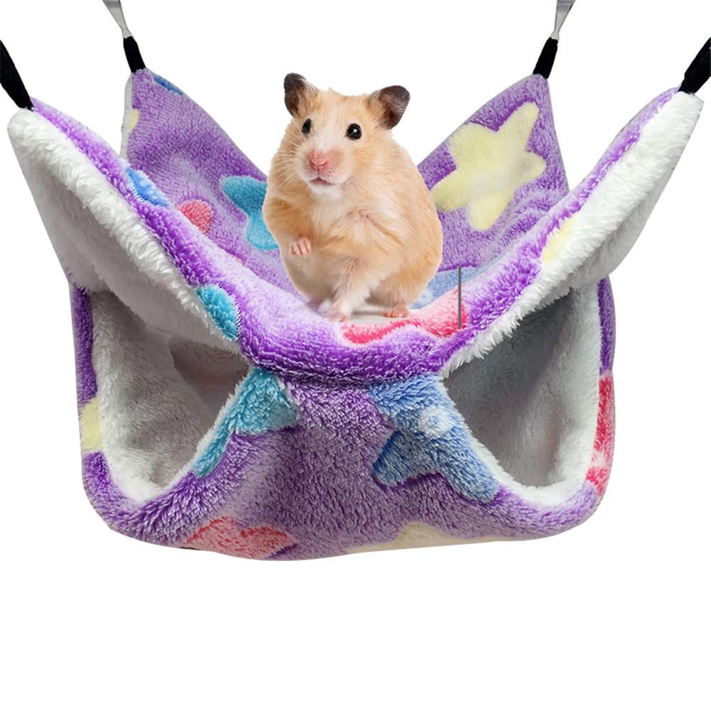 Huisdier Hangmat Hamster Hangmat Dubbele Laag Opknoping Bed Nest Voor Kat Muis Hamster Eekhoorn Voor Hamster Huisdieren Benodigdheden
