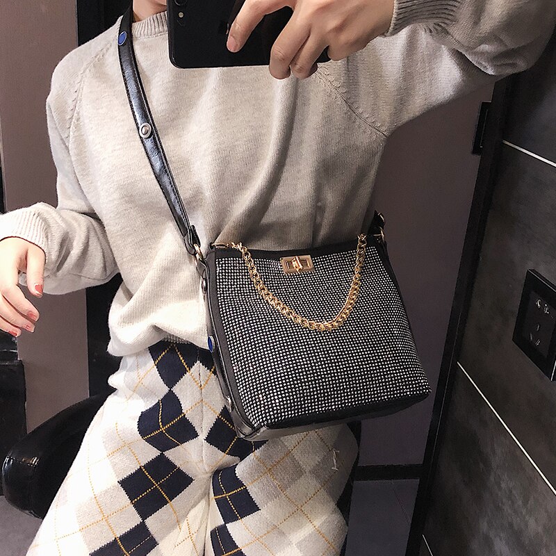 Diamanten dames emmertas beroemde merken dames handtassen pu leren schoudertassen dames kleine crossbody tassen