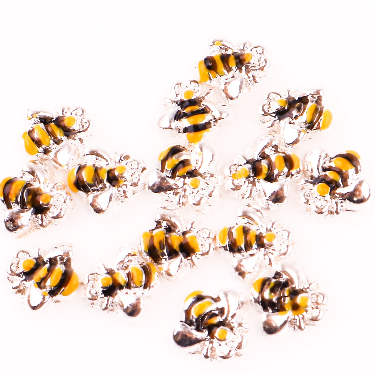 20Pcs/lot F722 Animal Bee Dangle Floating Charms Finding Hanging Locket Pendant Bracelet Floating Jewelry