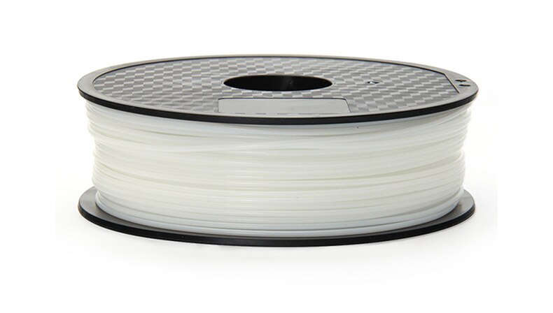 NYLON filament 1.75mm wimpel c 0.03 mm choice 3d nylon black white color 3d filament nylon PA 1 kg filo stampante 3d filamento: 1.75mm  1KG  WHITE