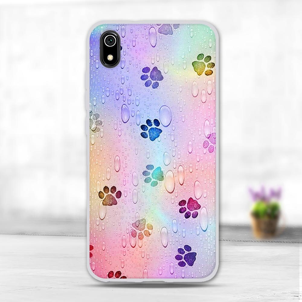 Funda para Xiaomi Redmi 7A Funda de silicona suave TPU para Redmi 7A Funda de teléfono Funda Linda Capa para Xiomi Redmi 7A Capa parachoques