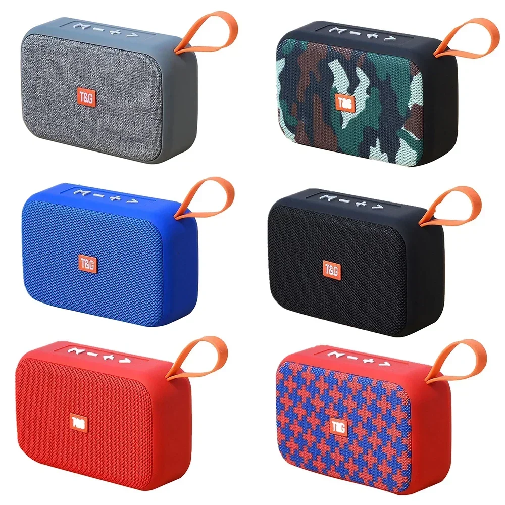 T&G TG506 Luidsprekers Draagbare Mini Bluetooth-compatibele luidspreker Draadloze Soundbar Outdoor HIFI Subwoofer Ondersteuning TF-kaart Radio Aux