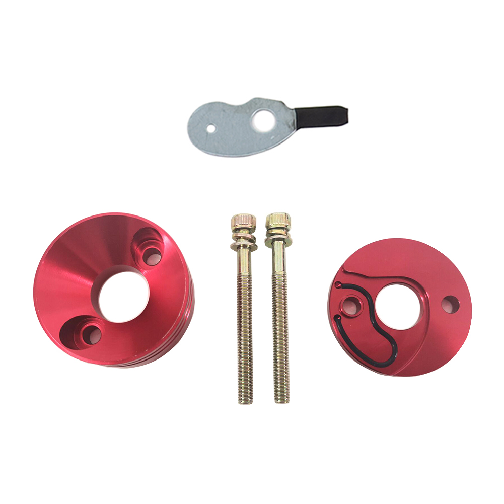 Adaptador de filtro de aire de carburador CNC para Scooter de hoja Goped De Pie Grande, Minimoto de bolsillo, Mini Dirt ATV, 23cc, 33cc, 43cc, 47cc, 49cc