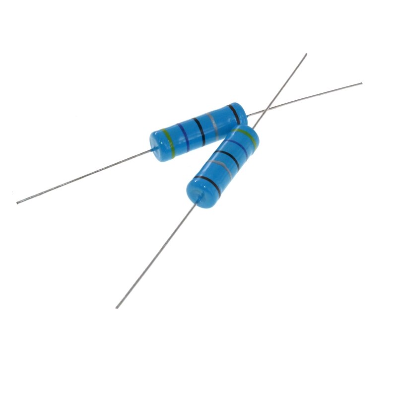 Metal film resistor series 1% 1W Watt 91R 100 120 150 160 180 200 R 220 240 270 300 330 360Ohm 390 430 470 510 560 620 680 Ohm