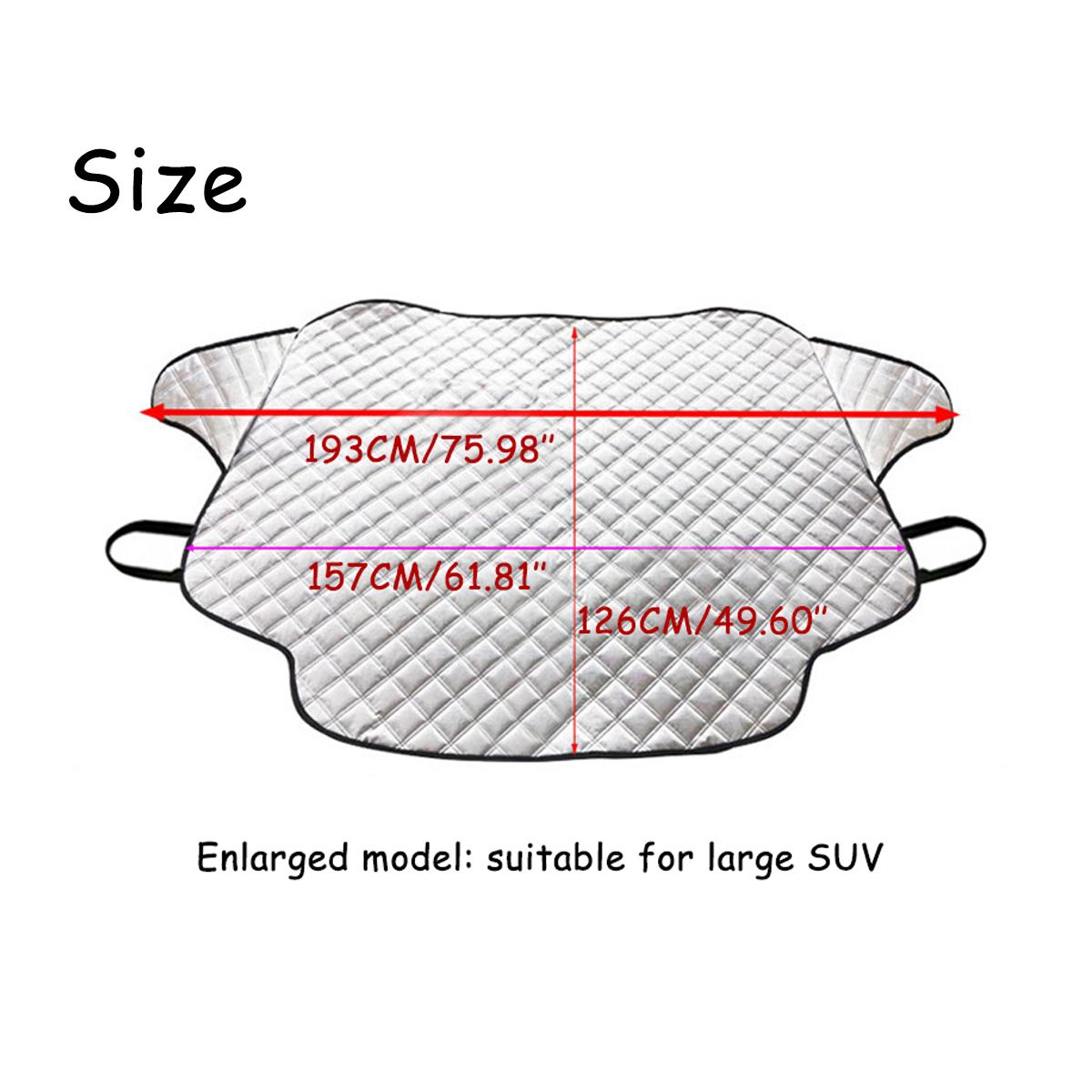 Car Side window sunshade Prevent Snow Ice Sunshade Cover Car Windshield Protector Car Front Window Windscreen Covers: 126x193cm for suv