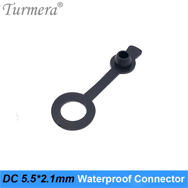 Conector de batería de CC de 5,5mm x 2,1mm, conector hembra de alimentación de CC de 5,5x2,1, resistente al agua para destornillador, batería Turmera