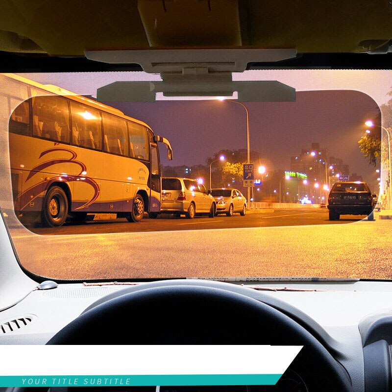 Auto dag nacht anti-verblinding zonneklep vizier bril rijspiegel voor toyota v hilux land cruiser avanza carina celica corona