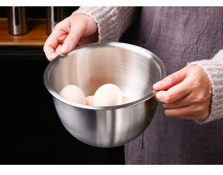304 food grade stainless steel cooking pot baking egg bowl