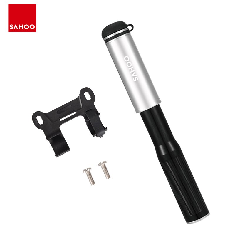 Sahoo 311404 Berg Straße BMX Fahrrad Pumpe Mini Fahrrad Luft Reifen Pumpe reversibel Presta und Schrader Hochdruck 100 Psi