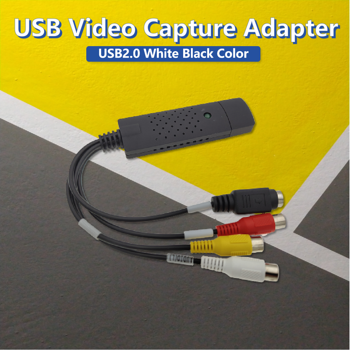 VHS zu Digital Video Audio Capture Card Konverter USB 2.0 4Ch Analog S-Video Adapter Audio TV DVD VHS Video Grabber