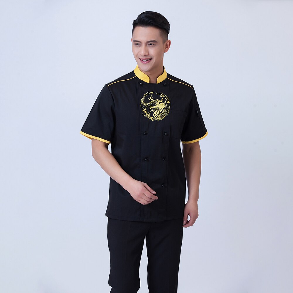 Uniforme de Chef para restaurante, ropa de trabajo de cocina, Hotel de uniforme de panadería, café, productos horneados, camisas de Chef