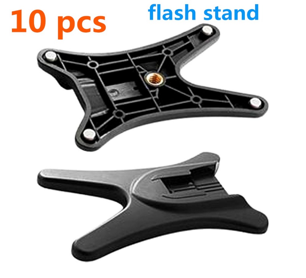 10pcs Photo Studio Accessories Flash Stand Holder Mount Bracket Cold Shoe Speedlite Flashgun 1/4" Screw Hole
