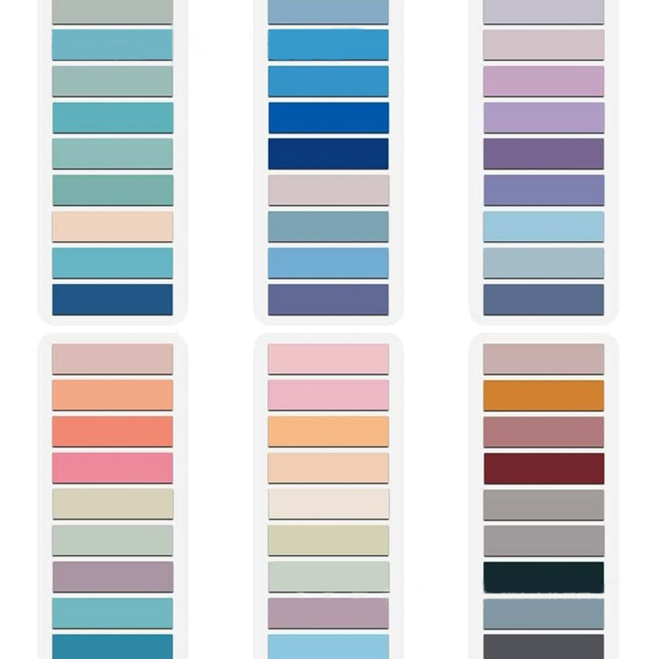 200-2000 feuilles Index Transparent bloc-notes créatifs bureau école papeterie autocollants auto-adhésifs postés bloc-notes collants