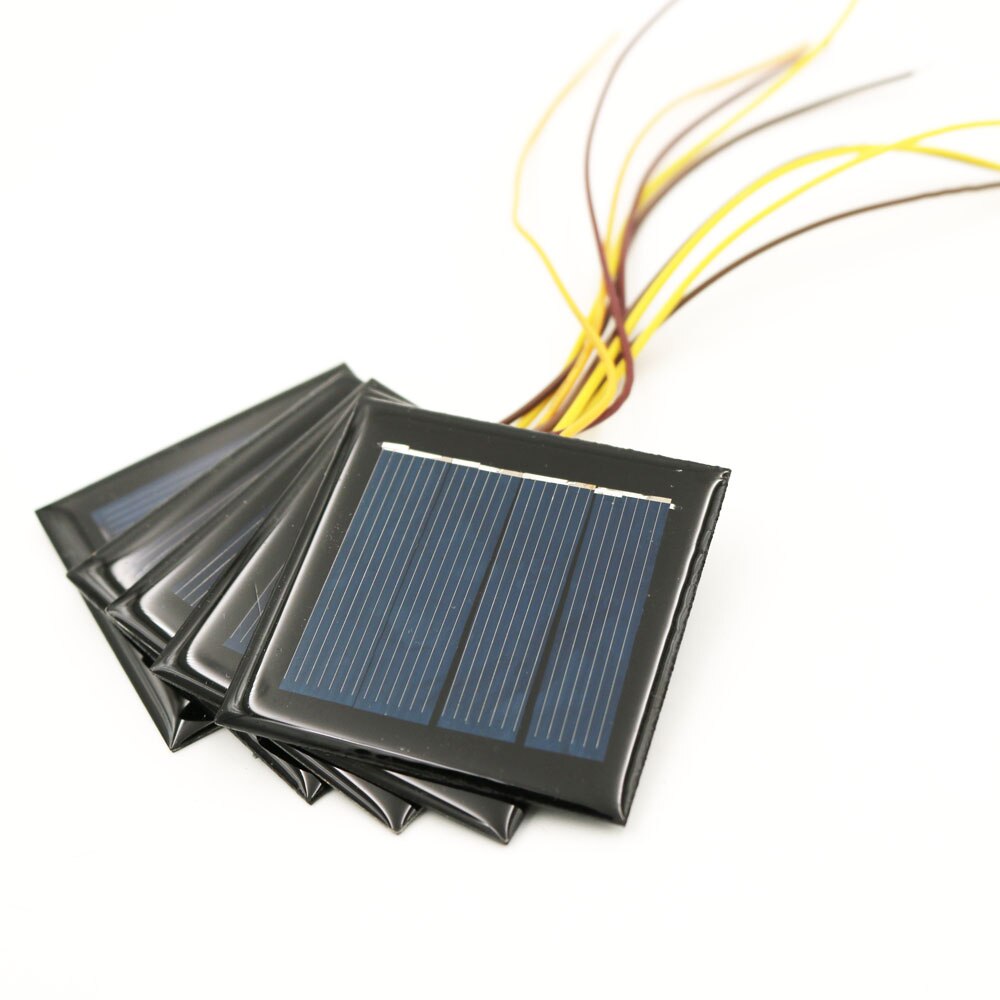2V 100mA 0.2Watt extend wire Solar Panel Polycrystalline Silicon DIY Battery Charger Small Mini Solar Cell cable toy home lighti