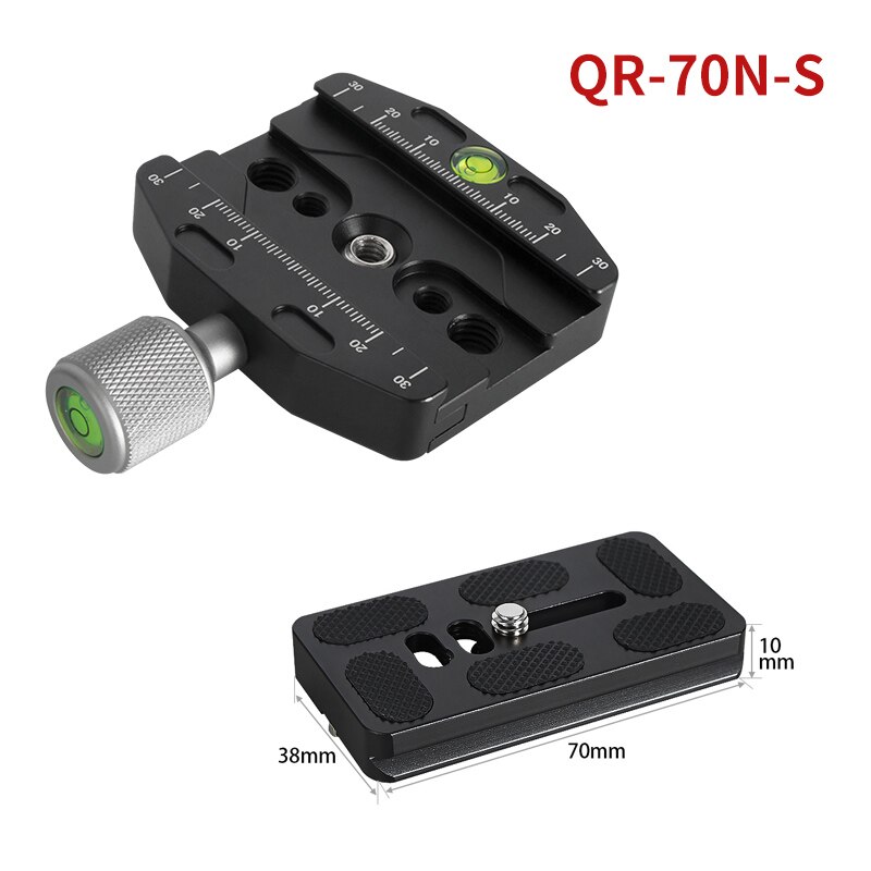 BEXIN camera clamp quick release clamp tripod mount adapter profession dslr stand portable clamp for arca swiss point camera: QR-70N-S
