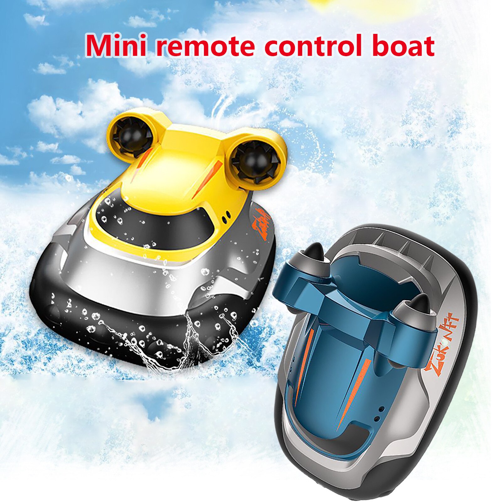 Kinderen 2.4G Draadloze Mini Hovercraft Speelgoed Jongen Water Elektrische Afstandsbediening Boot Speedboot Zeilen Model Rc Boten Kids Speelgoed