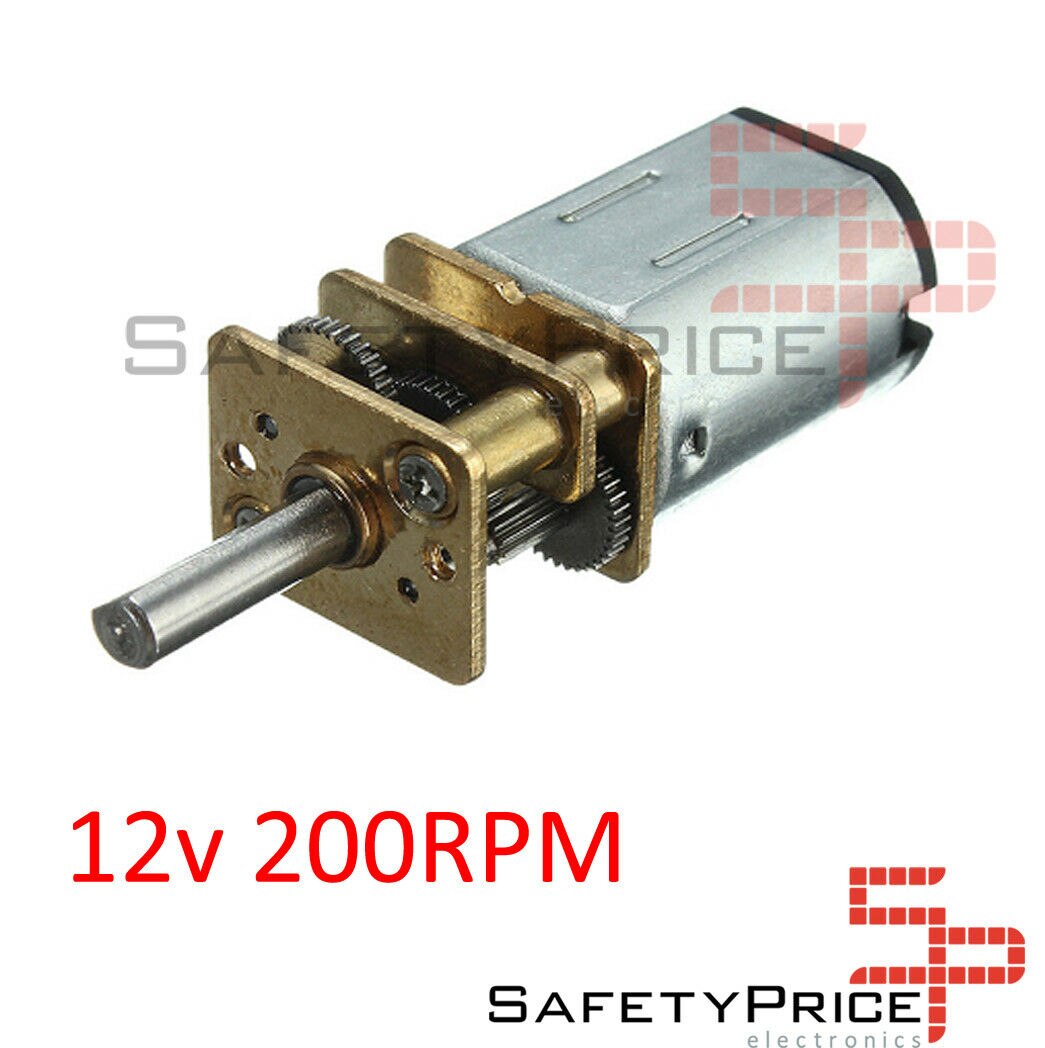 Motor N20 12V DC 200 rpm Smart car Robot Arduino UNO Robotica Ventilador SP