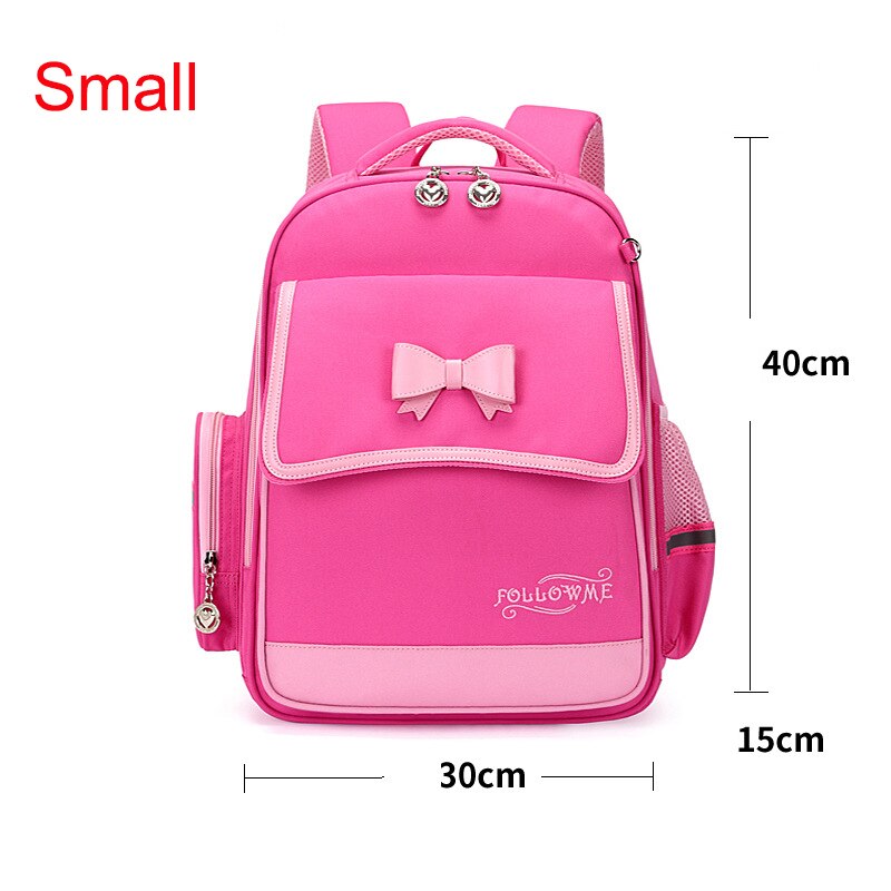 Kawaii Schooltassen Voor Meisjes 1-6 Grade Strik Kinderen School Rugzakken Meisjes Kids Packsack Primaire Schooltassen Kind boekentas: small large