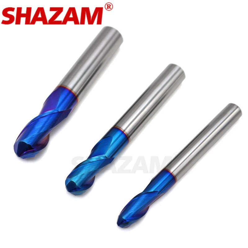 Frees Hrc70 Bal Neus Legering Nano-Coating Wolfraam Stalen Gereedschappen Cnc Maching Shazam Top Hardheid Machine Snijders