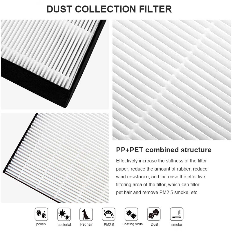 Delonghi-purificador de aire para el hogar, limpiador de aire Hepa 700 E, filtro de aire, polvo, carbón, hoja de filtro, absorbe olores domésticos, ácaros del polvo